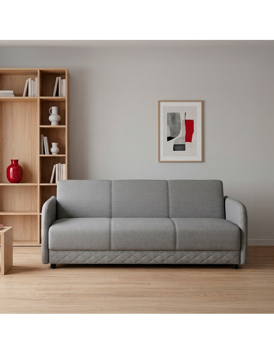 Sofá cama armable de madera pino 3