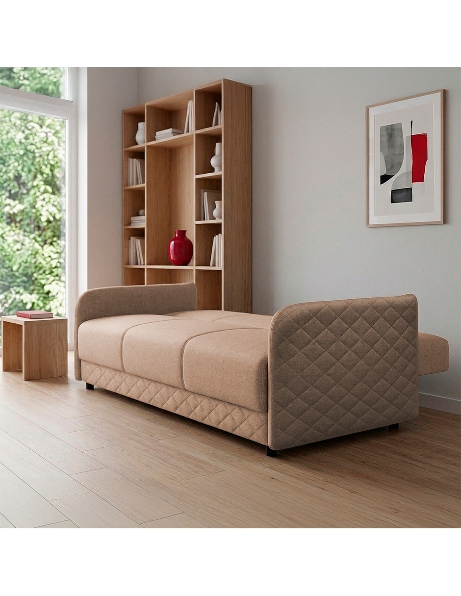 Sofá cama armable de madera pino 5