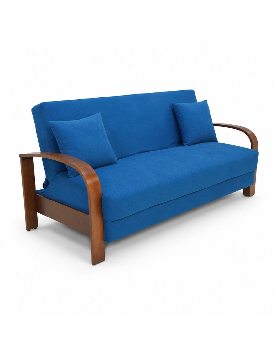 Sofá cama armable de madera 2