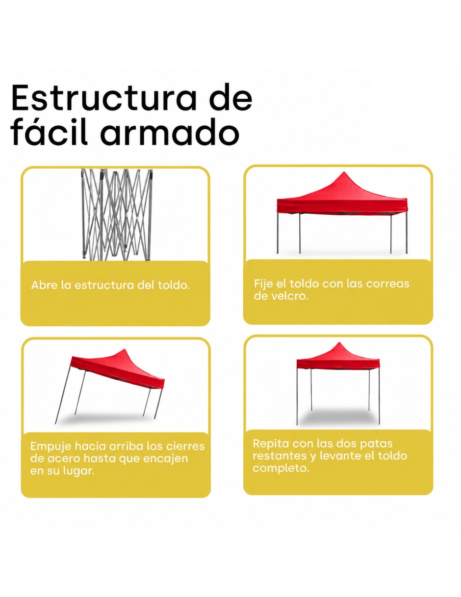 Toldo plegable lunor 6