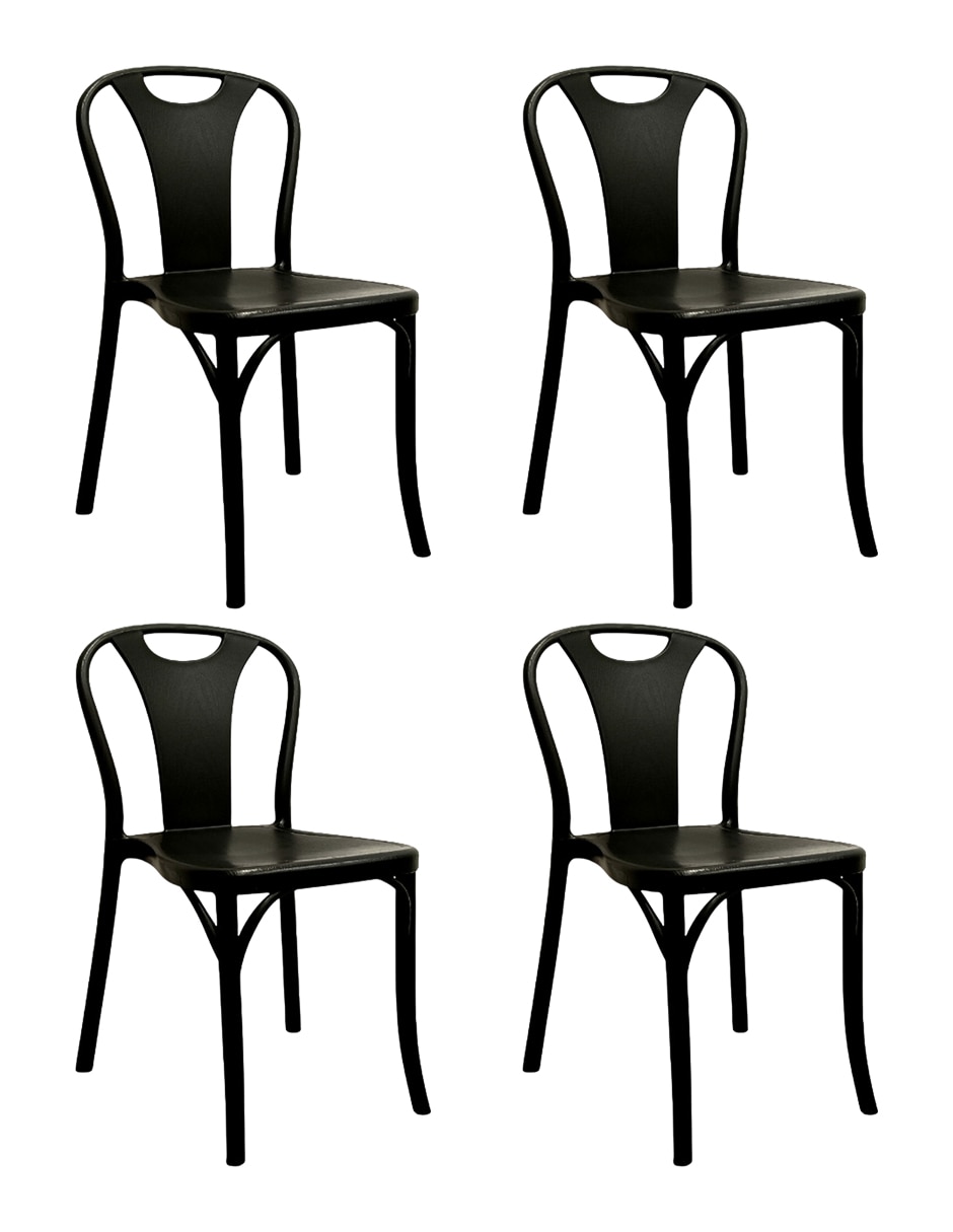 Juego de sillas 4 piezas 1