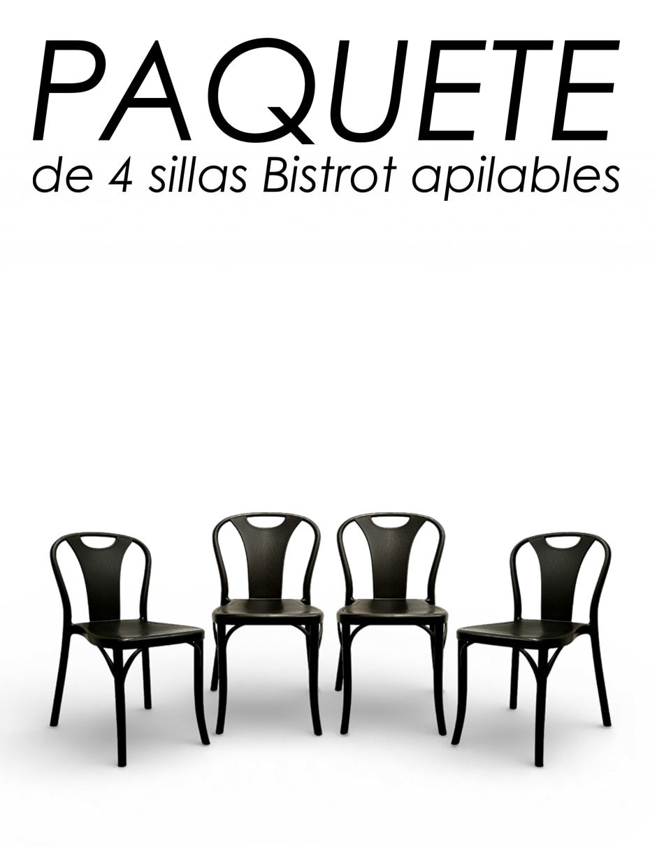 Juego de sillas 4 piezas 2