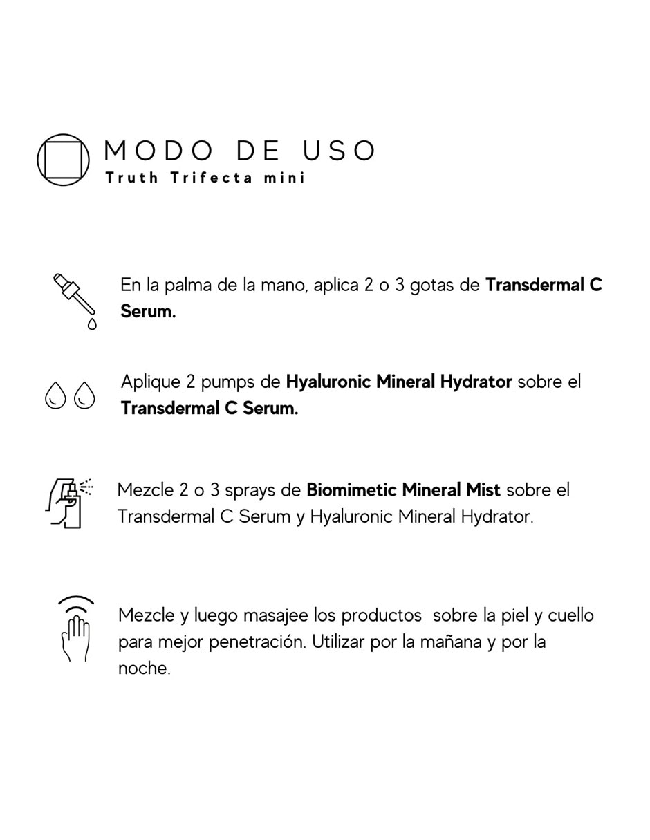 Tratamiento para rostro y cuerpoTrifecta 5 ml antiedad 3