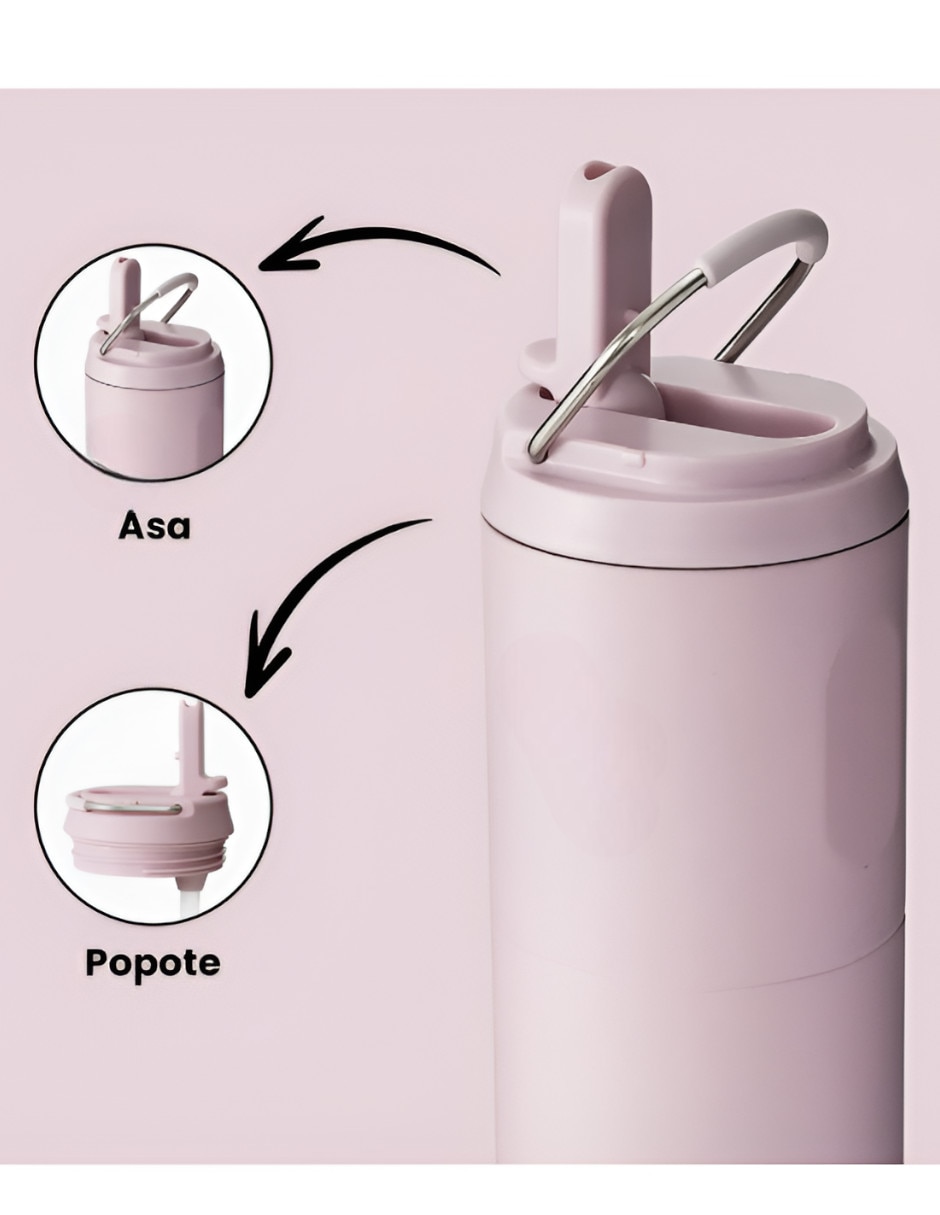 Termo para botella de acero inoxidable con tapa rosca