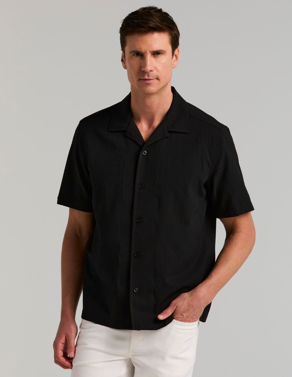 Camisa casual manga corta para hombre