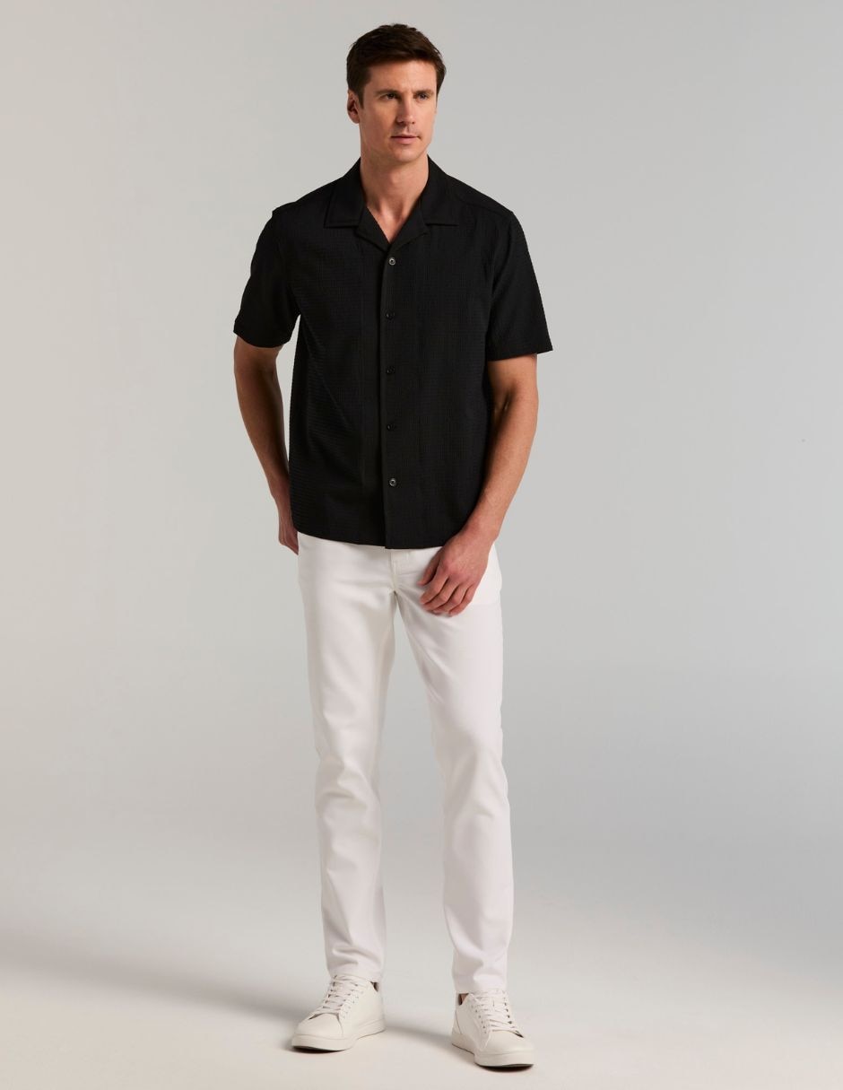 Camisa casual manga corta para hombre 5