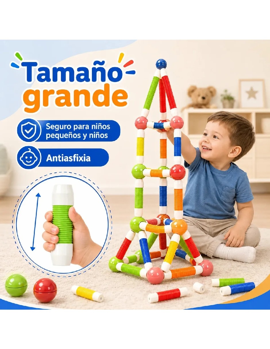 Set construcción set de construcción de tubos magnéticos 14997gu 5
