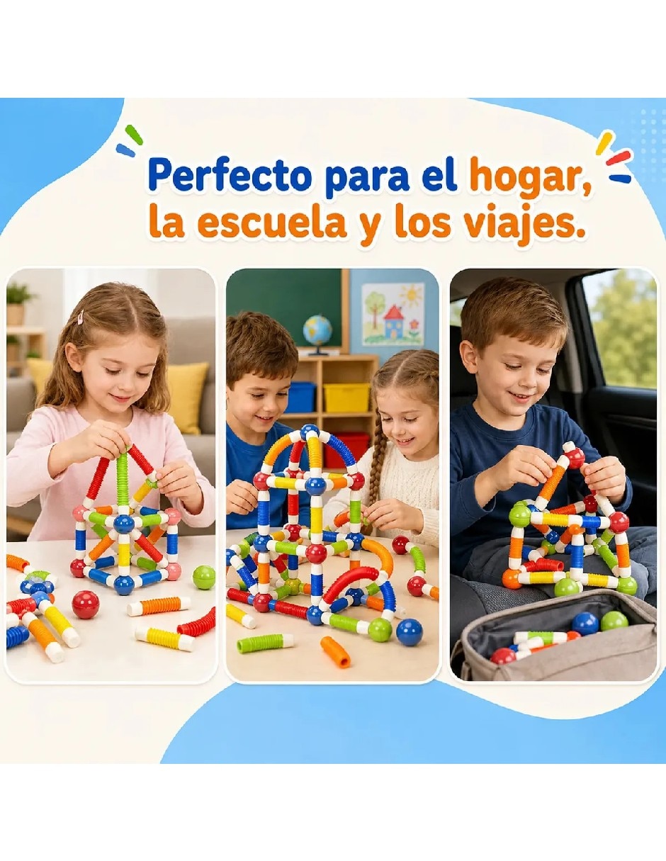 Set construcción set de construcción de tubos magnéticos 14997gu