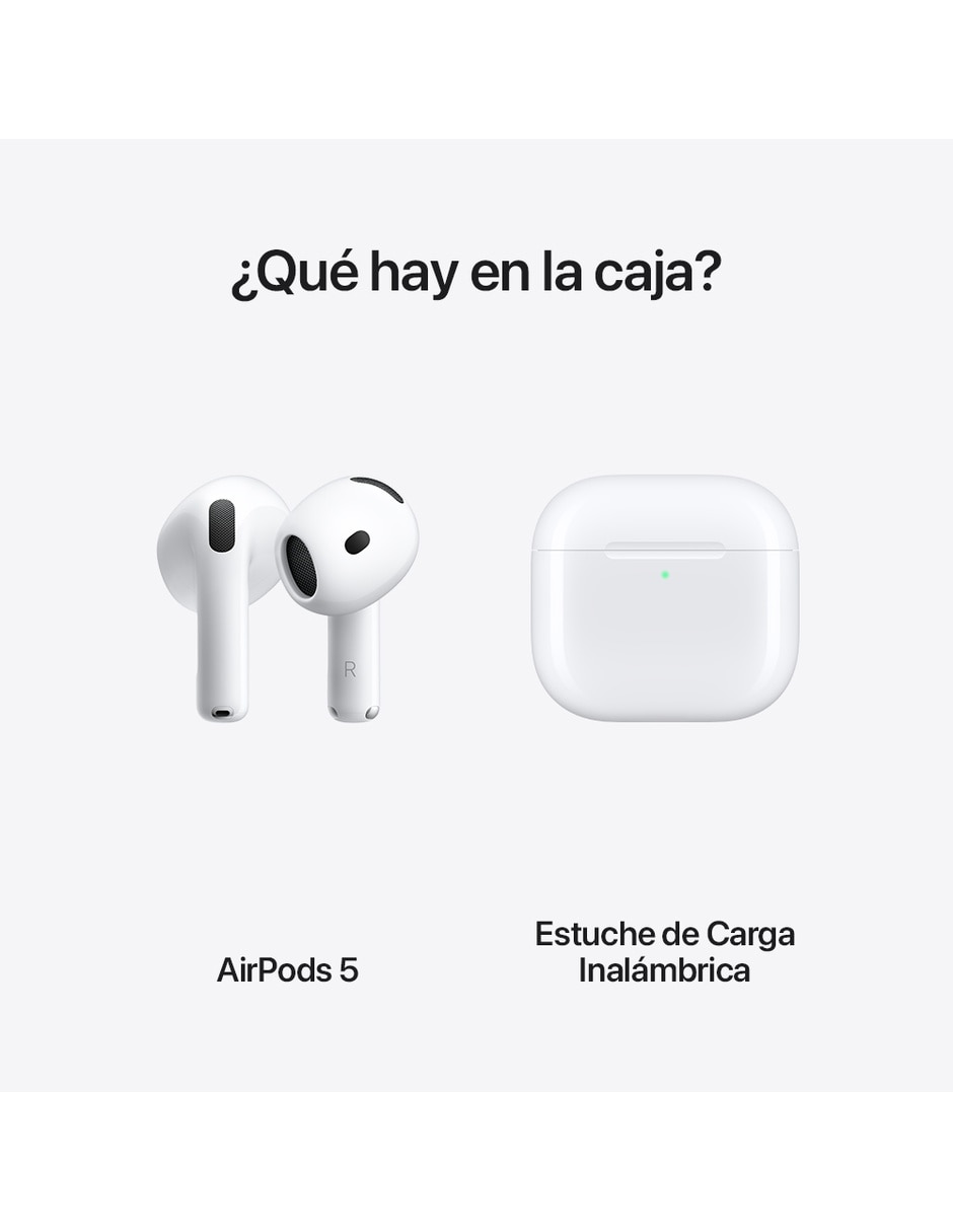 AirPods 5 inalámbricos carga inalámbrica