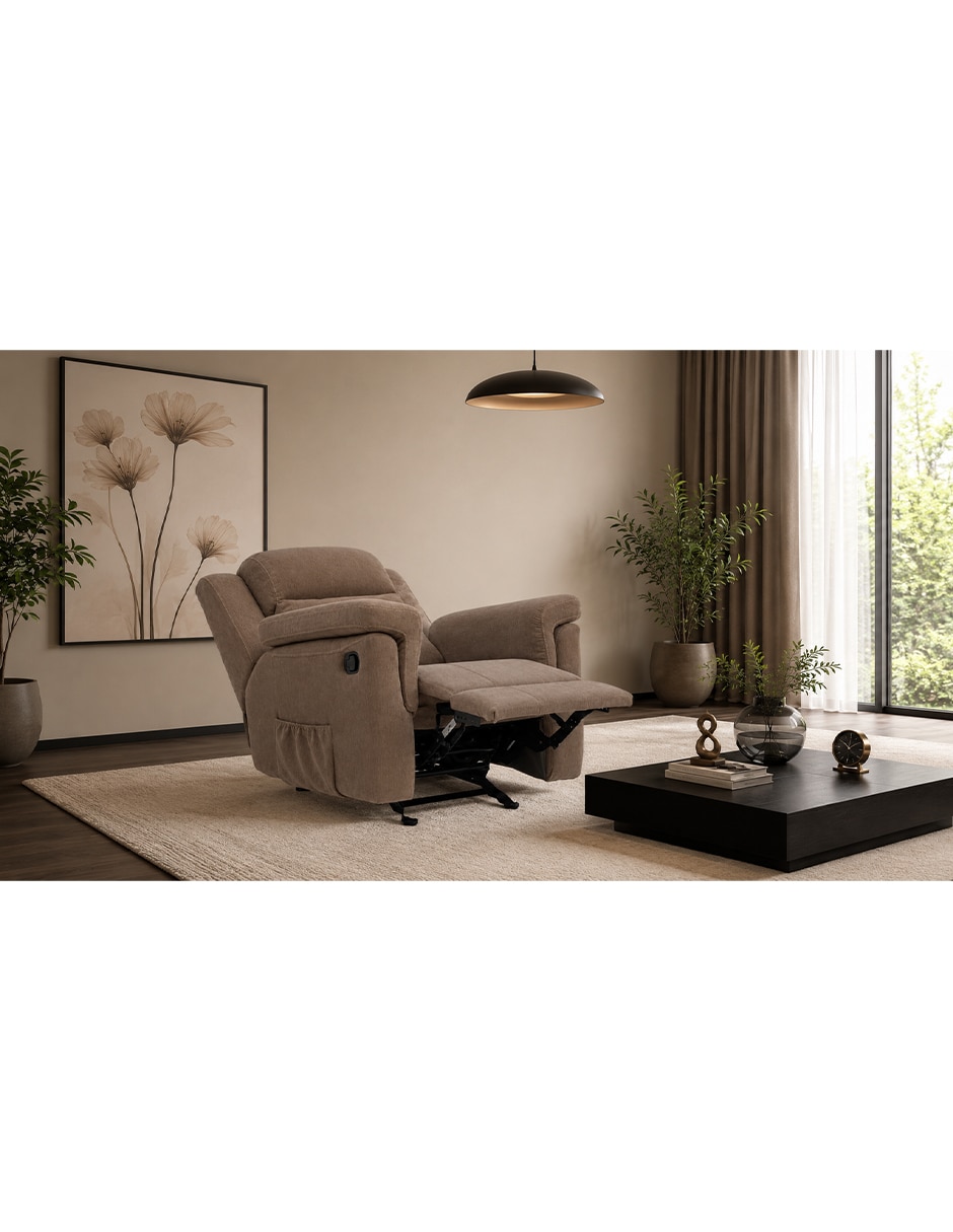 Reclinable teka de tela 6
