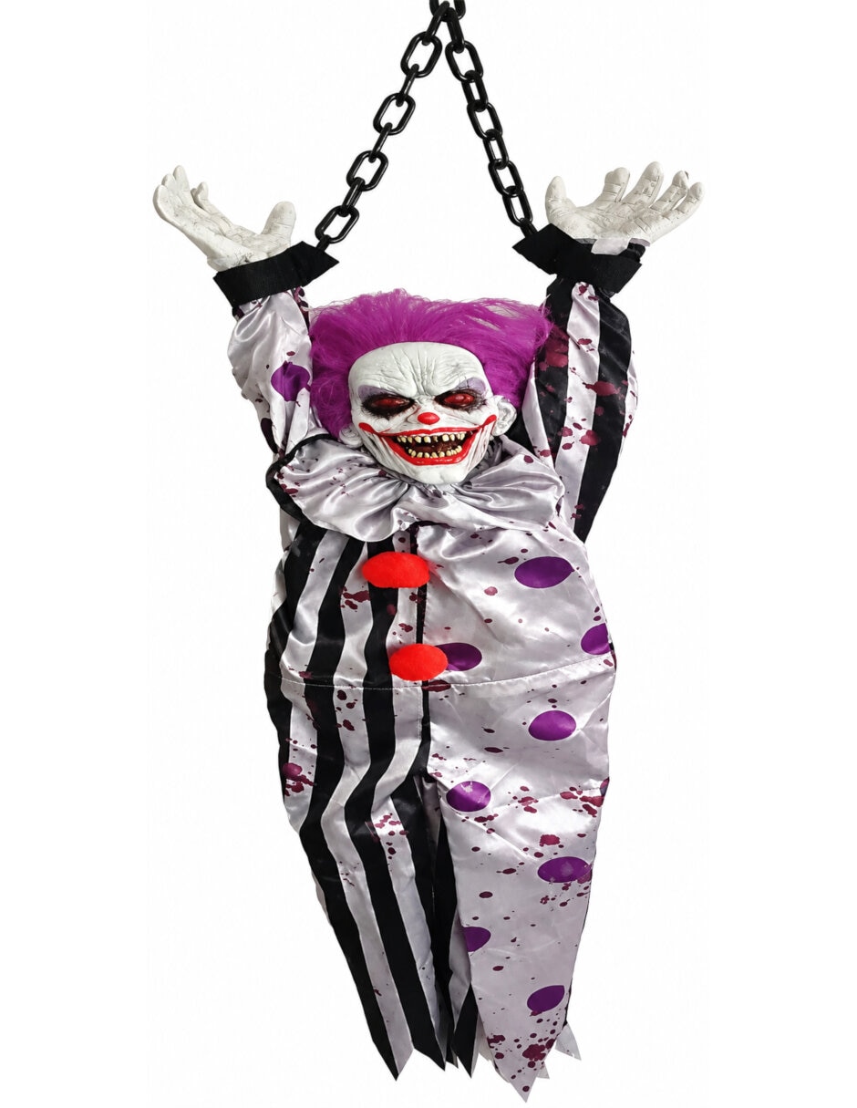 Figura decorativa de payaso halloween animatronic Figura decorativa de payaso halloween animatronic