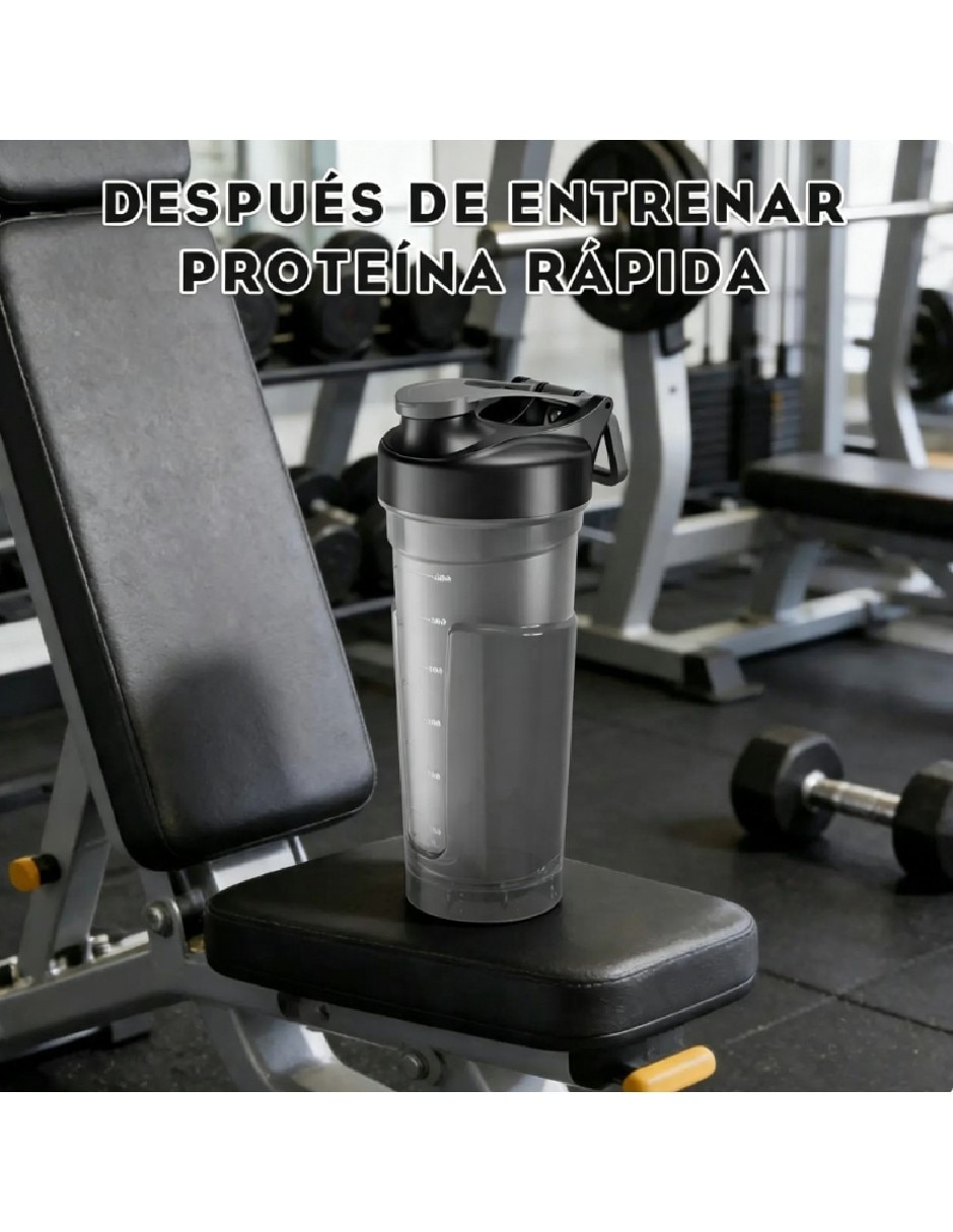 Vaso shaker de plástico con tapa rosca 3