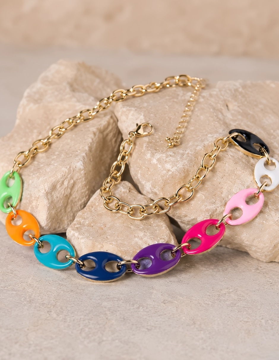 Collar chromia de acero inoxidable 5