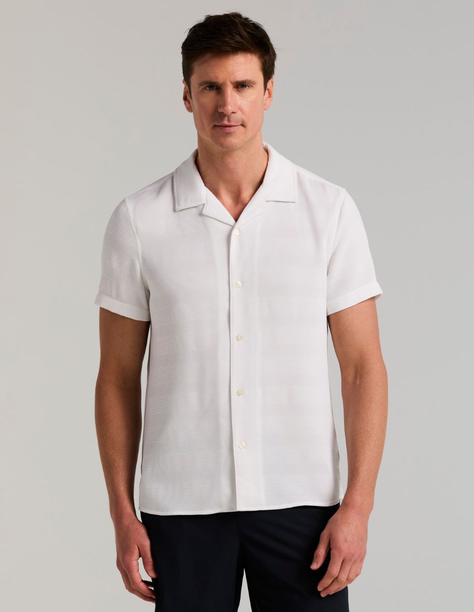 Camisa casual manga corta para hombre