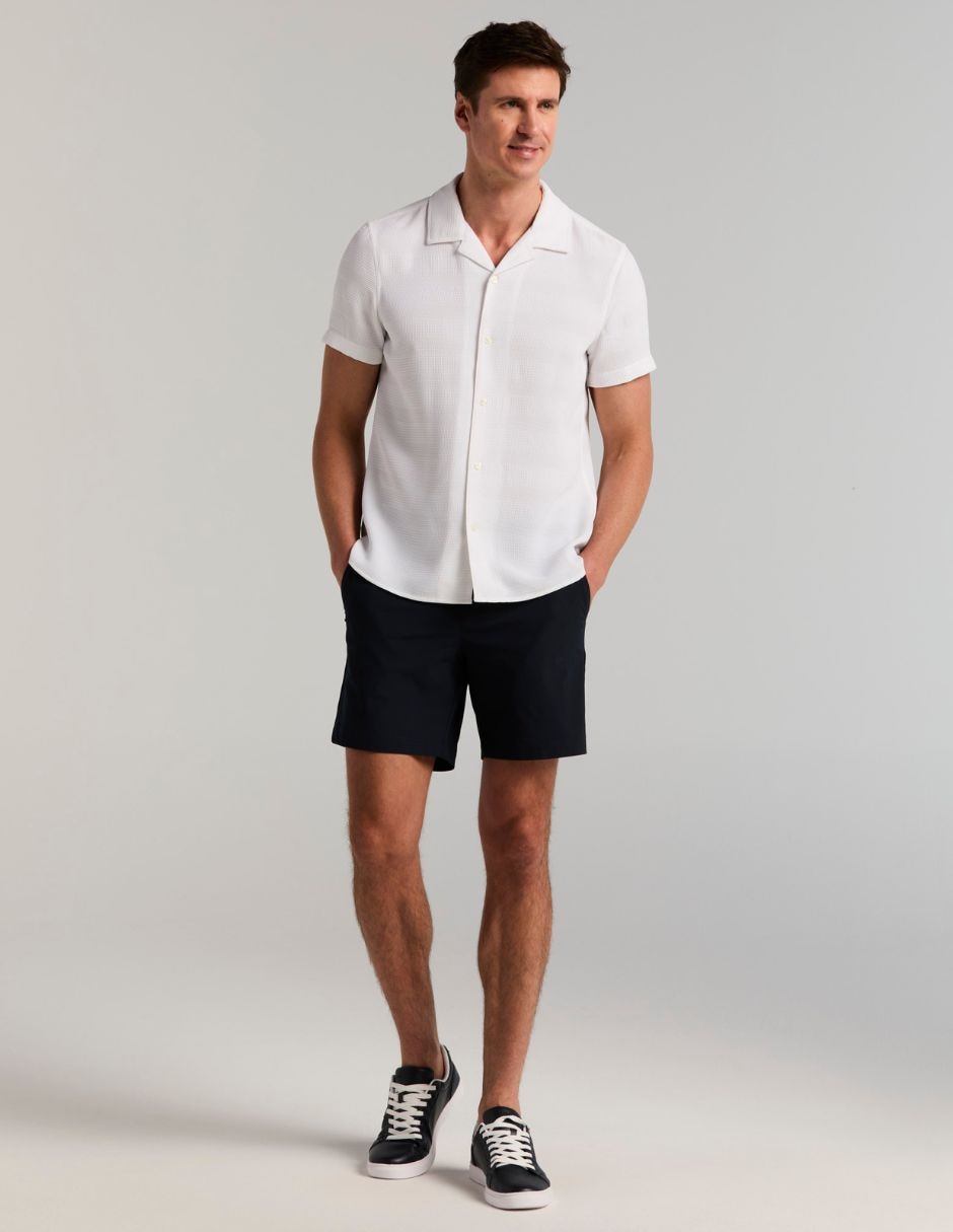 Camisa casual manga corta para hombre