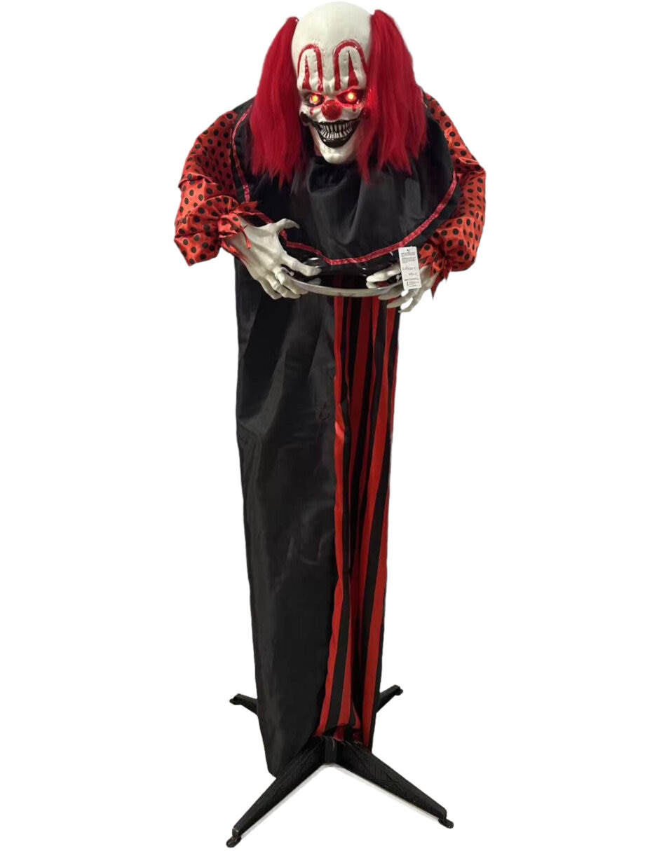 Figura decorativa de payaso halloween animatronic Figura decorativa de payaso halloween animatronic