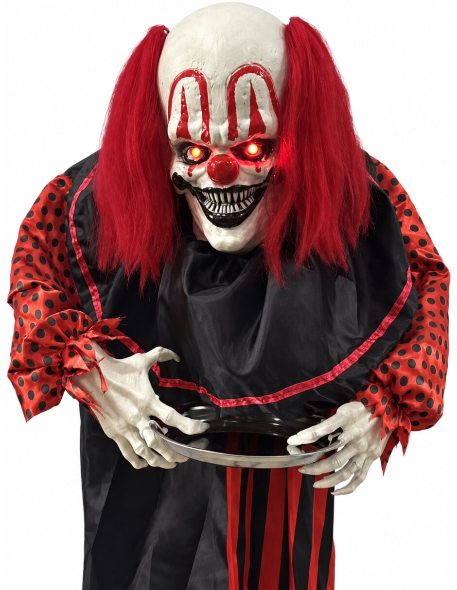 Figura decorativa de payaso halloween animatronic 2