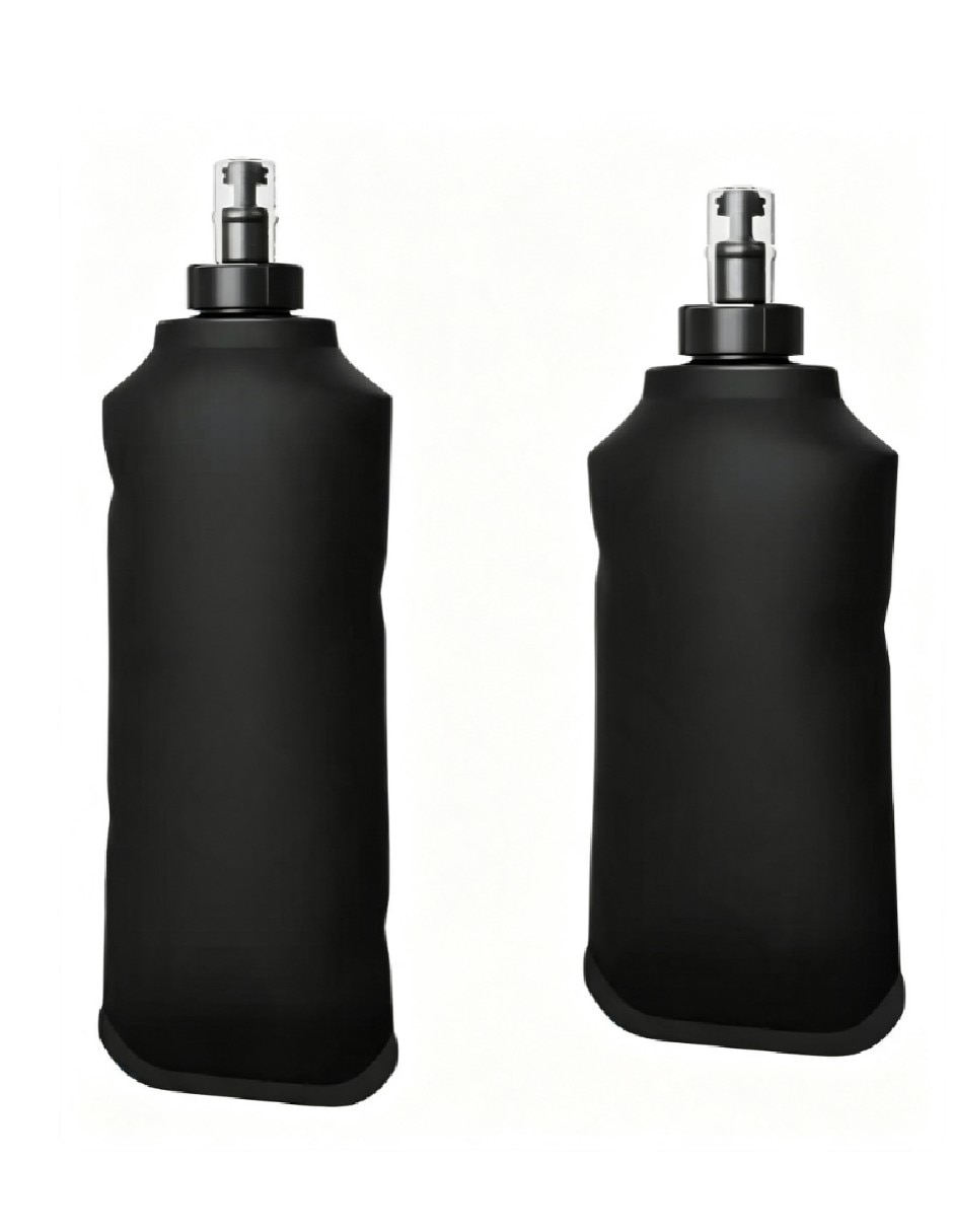 Set botella de agua de plástico con tapa push pull 500 ml Set botella de agua de plástico con tapa push pull 500 ml
