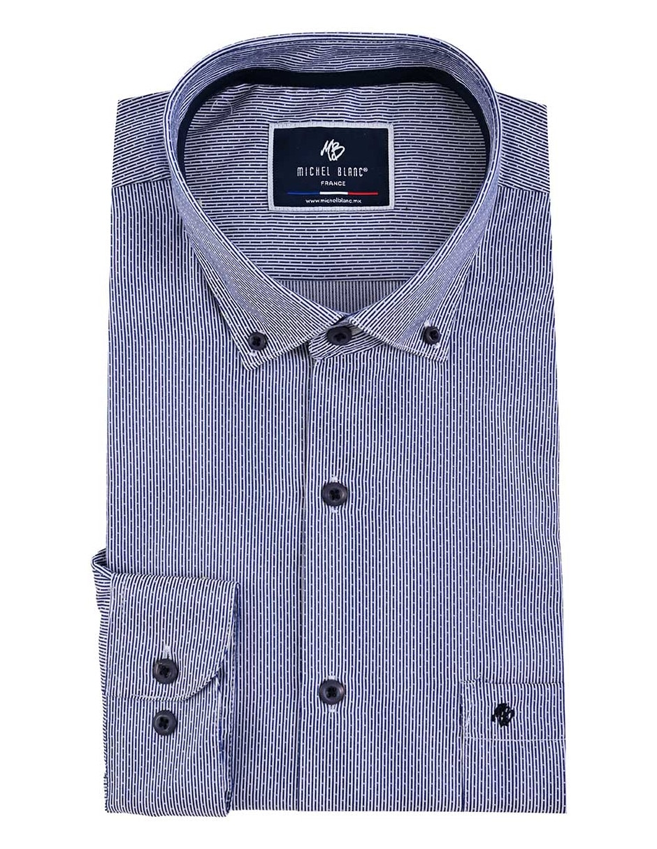 Camisa casual manga larga para hombre 3