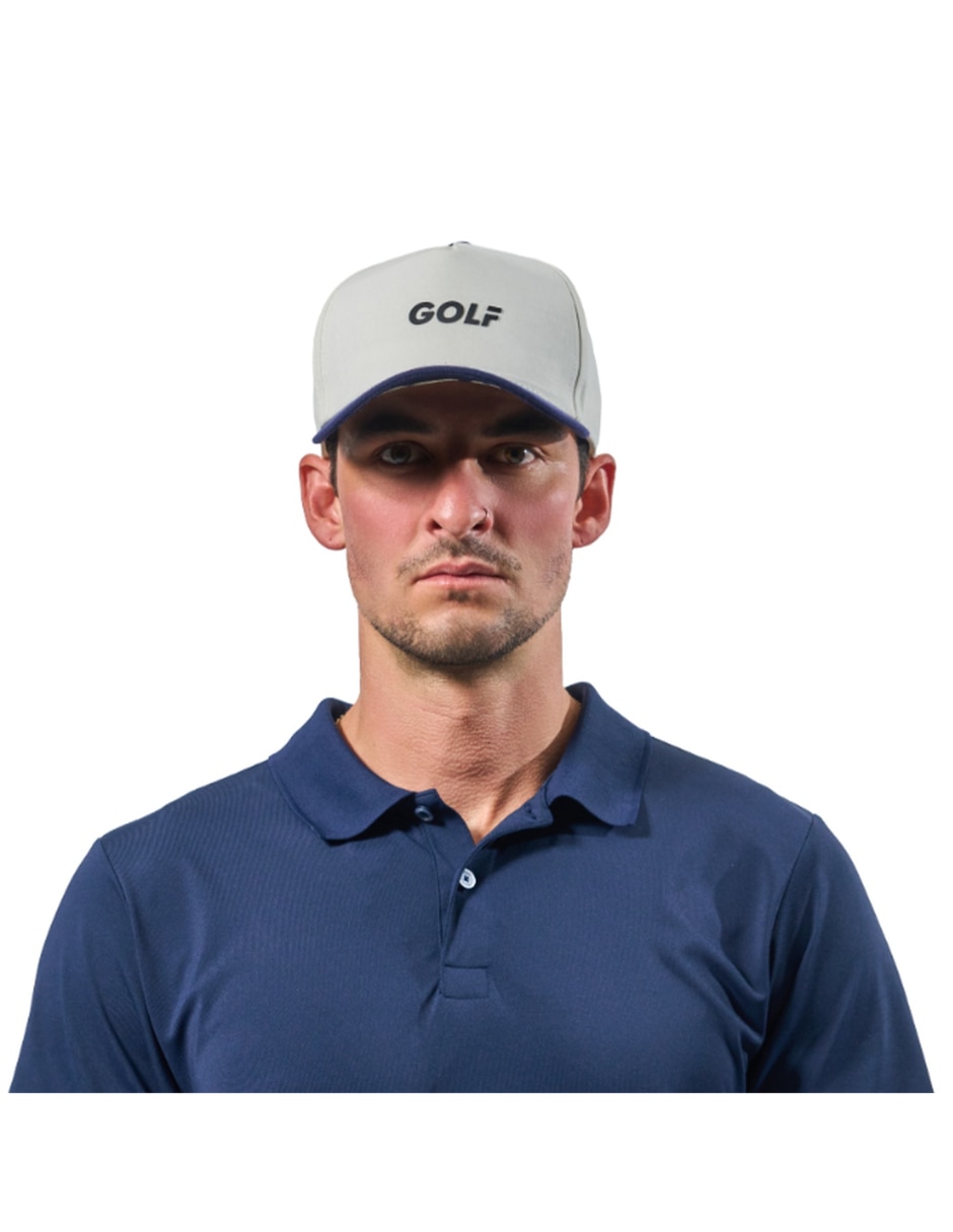 Gorra visera semicurva broche para golf unisex