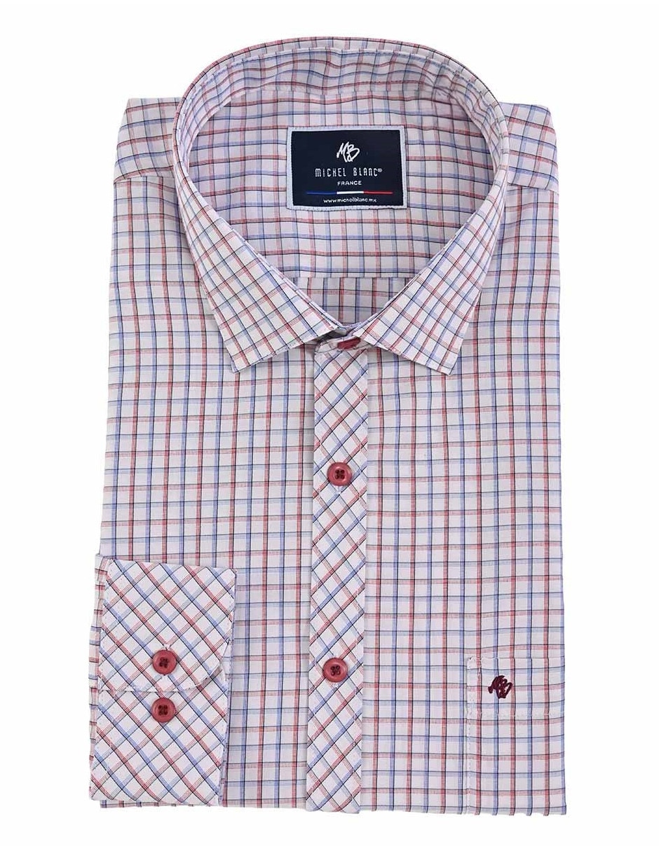 Camisa casual manga larga para hombre 5
