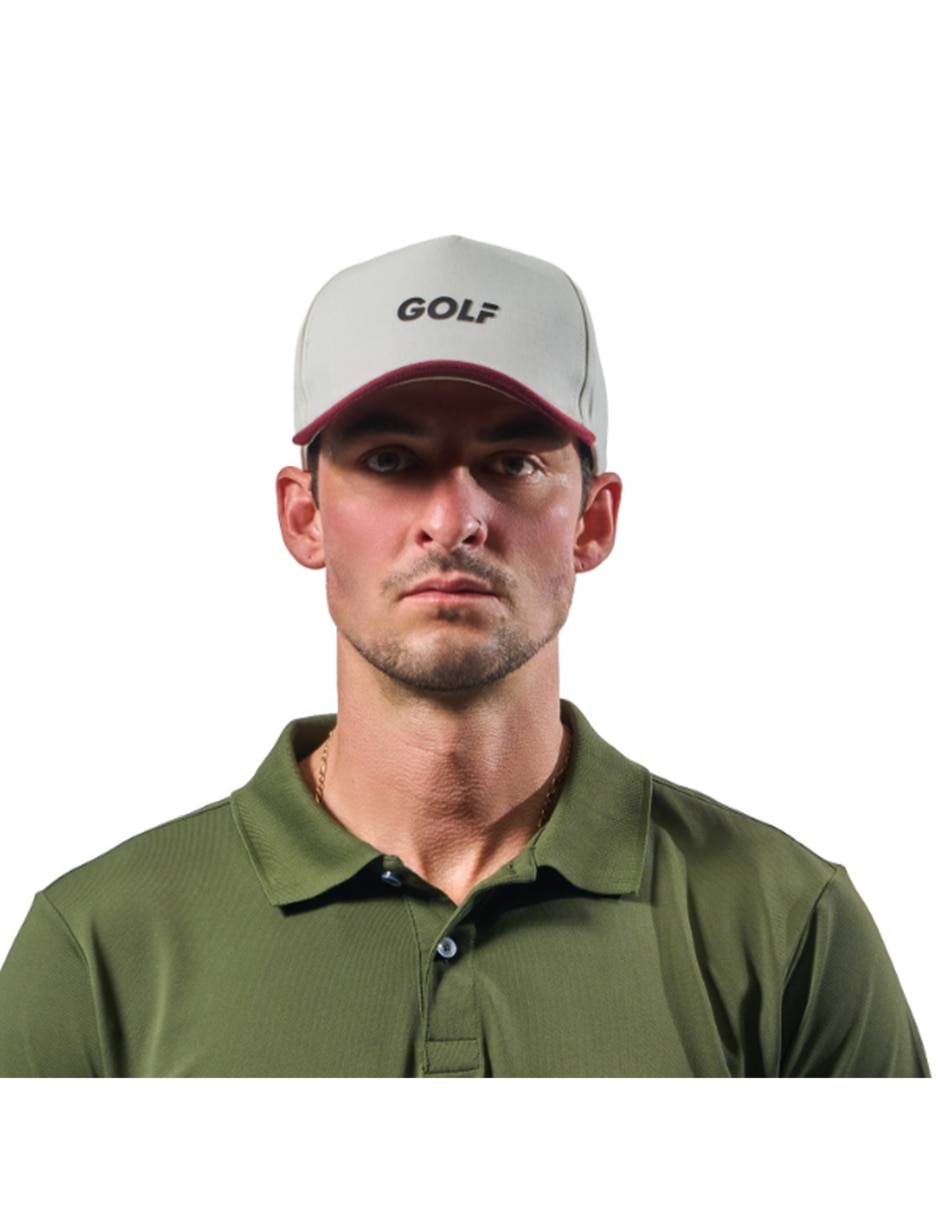 Gorra visera semicurva broche para golf unisex 5