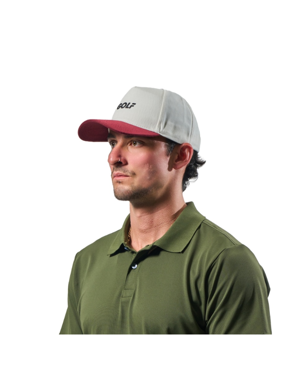 Gorra visera semicurva broche para golf unisex 4