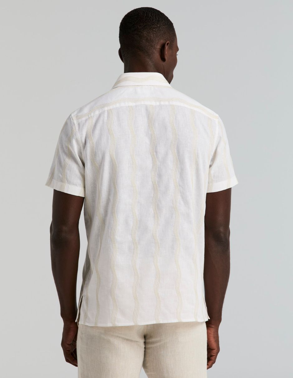 Camisa casual manga corta para hombre