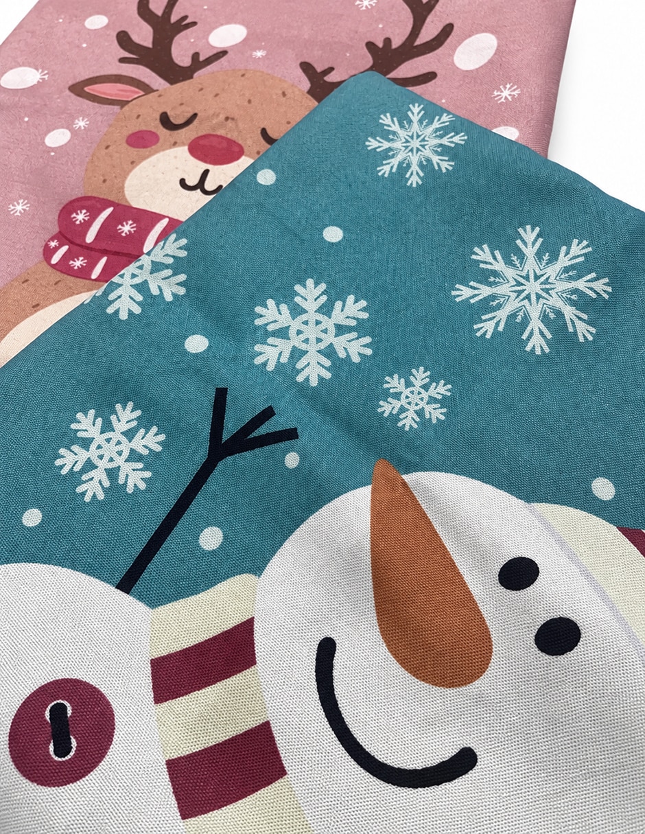 Kit cojín decorativo beikia navideños amigos 2
