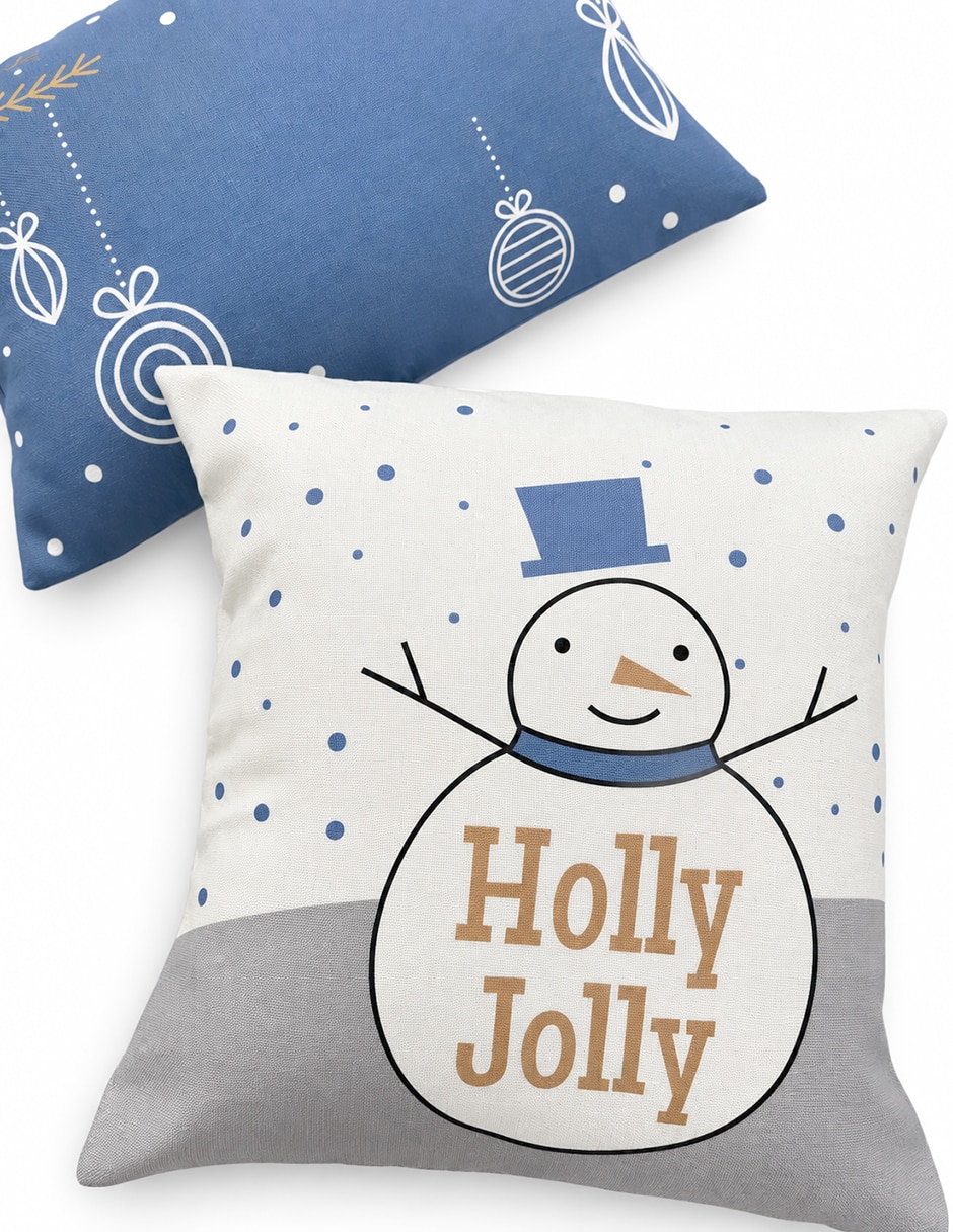 Kit cojín decorativo beikia navideños renos 2