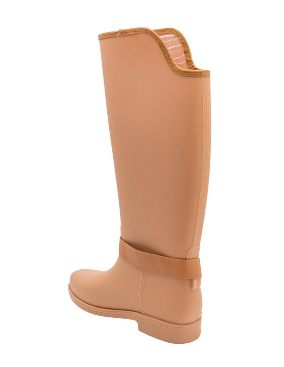 Bota para lluvia rodilla para mujer 4