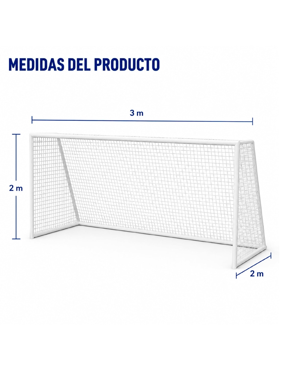 Red de tiro bluelander red para portería de fútbol 5