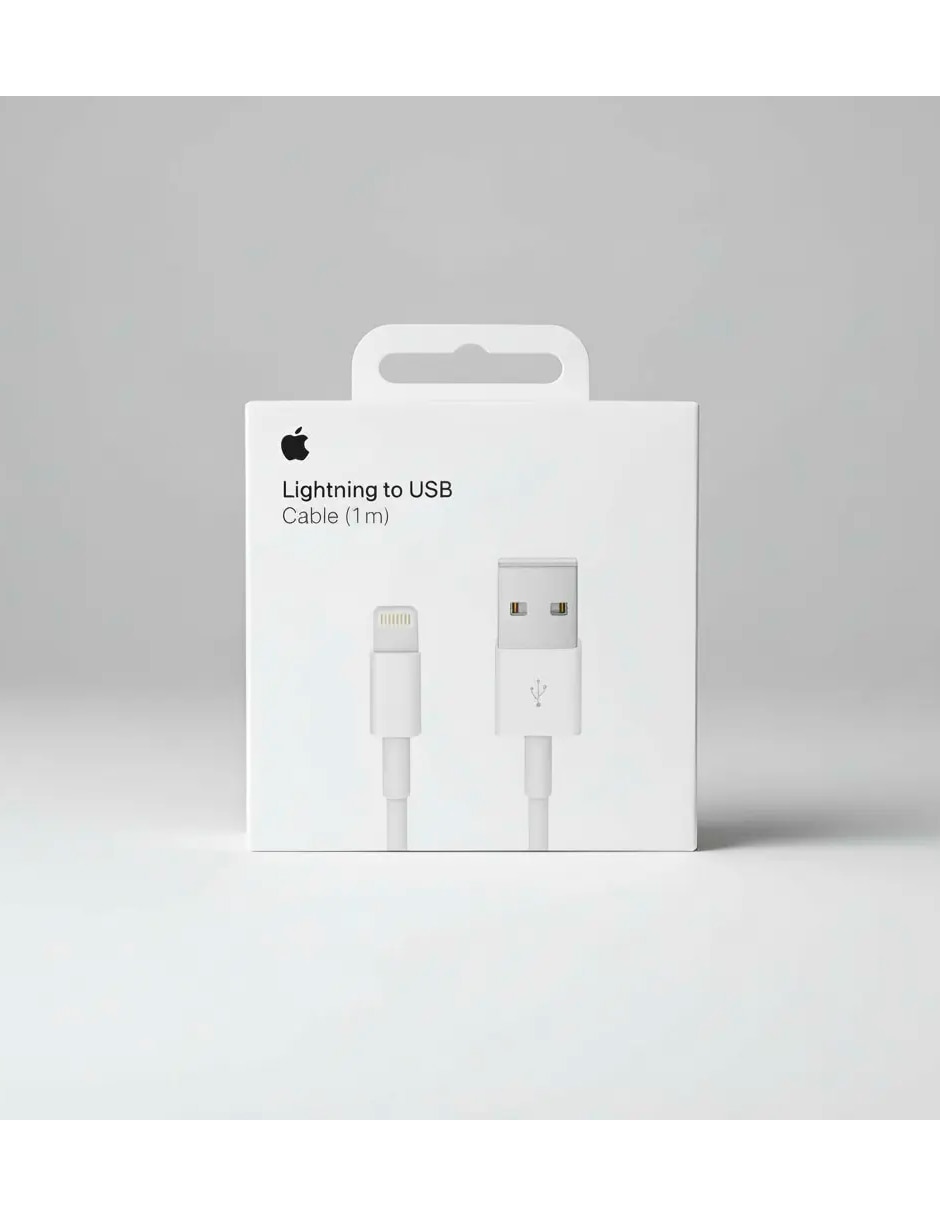 Cable lighting lightning a tipo usb a de 1 m 3