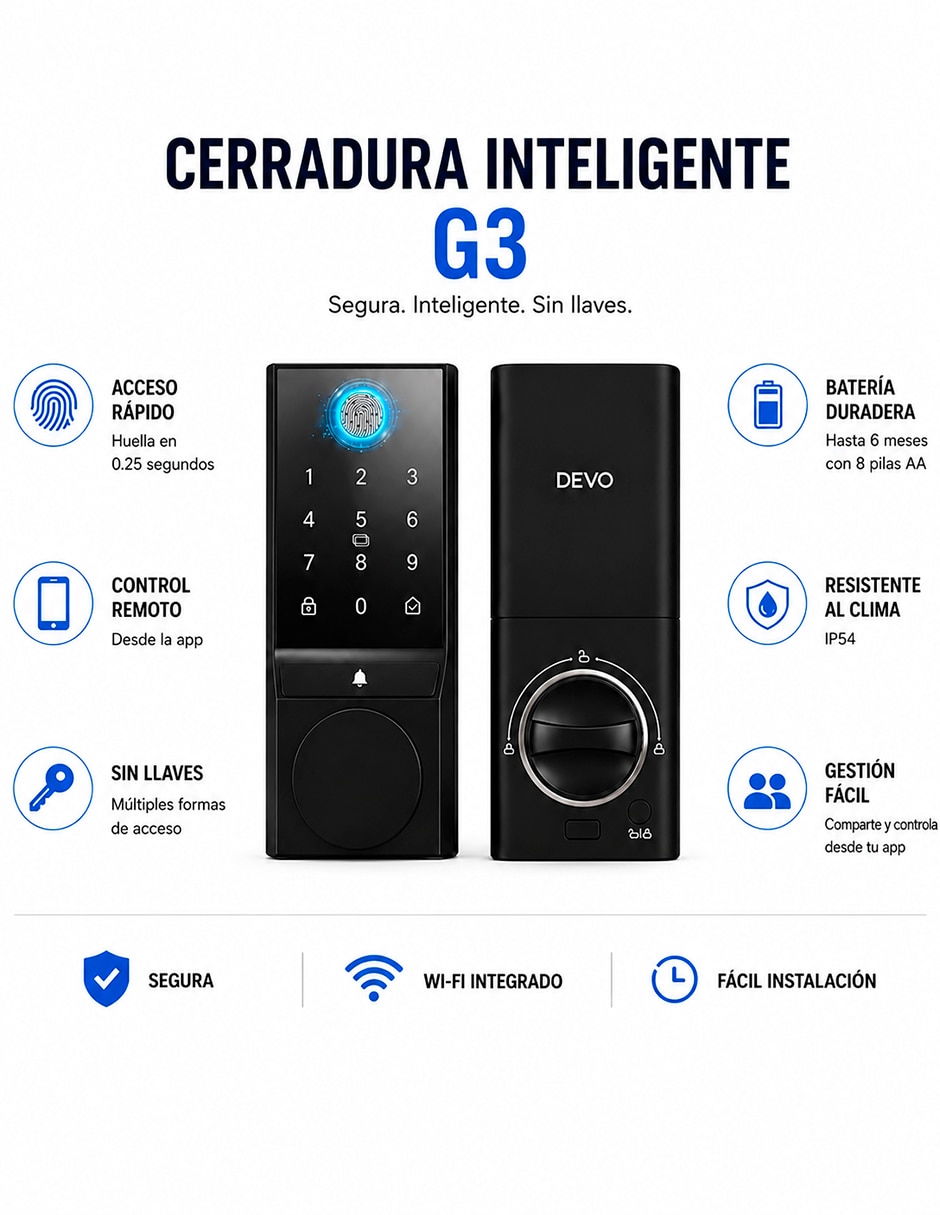 Cerradura smart cbhh1354 2
