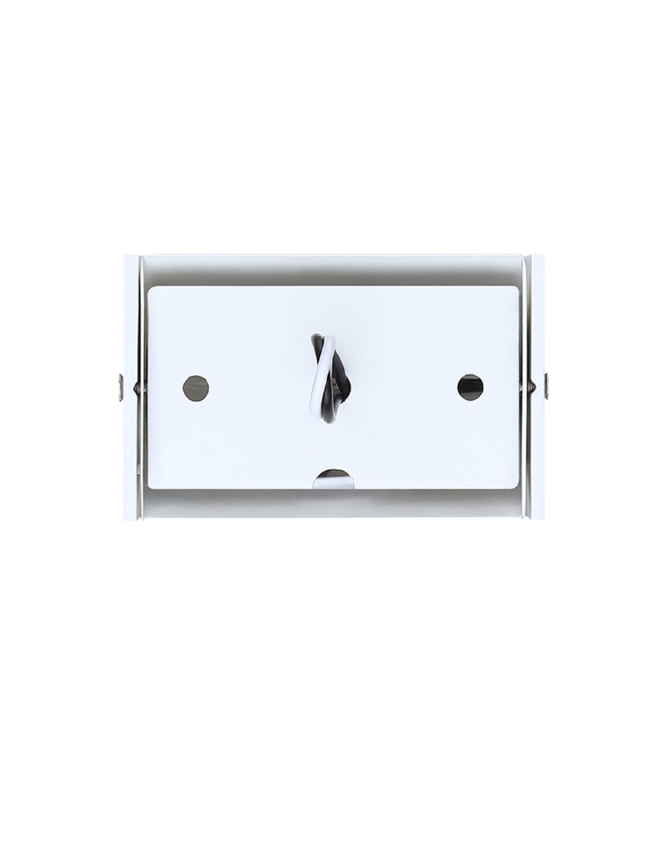 Arbotante blanca spurled 2