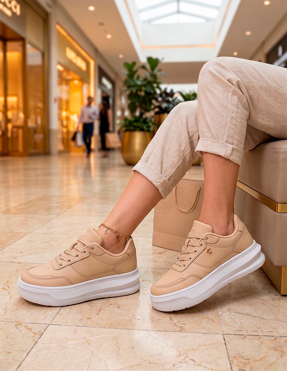 Tenis trendy chunky para mujer