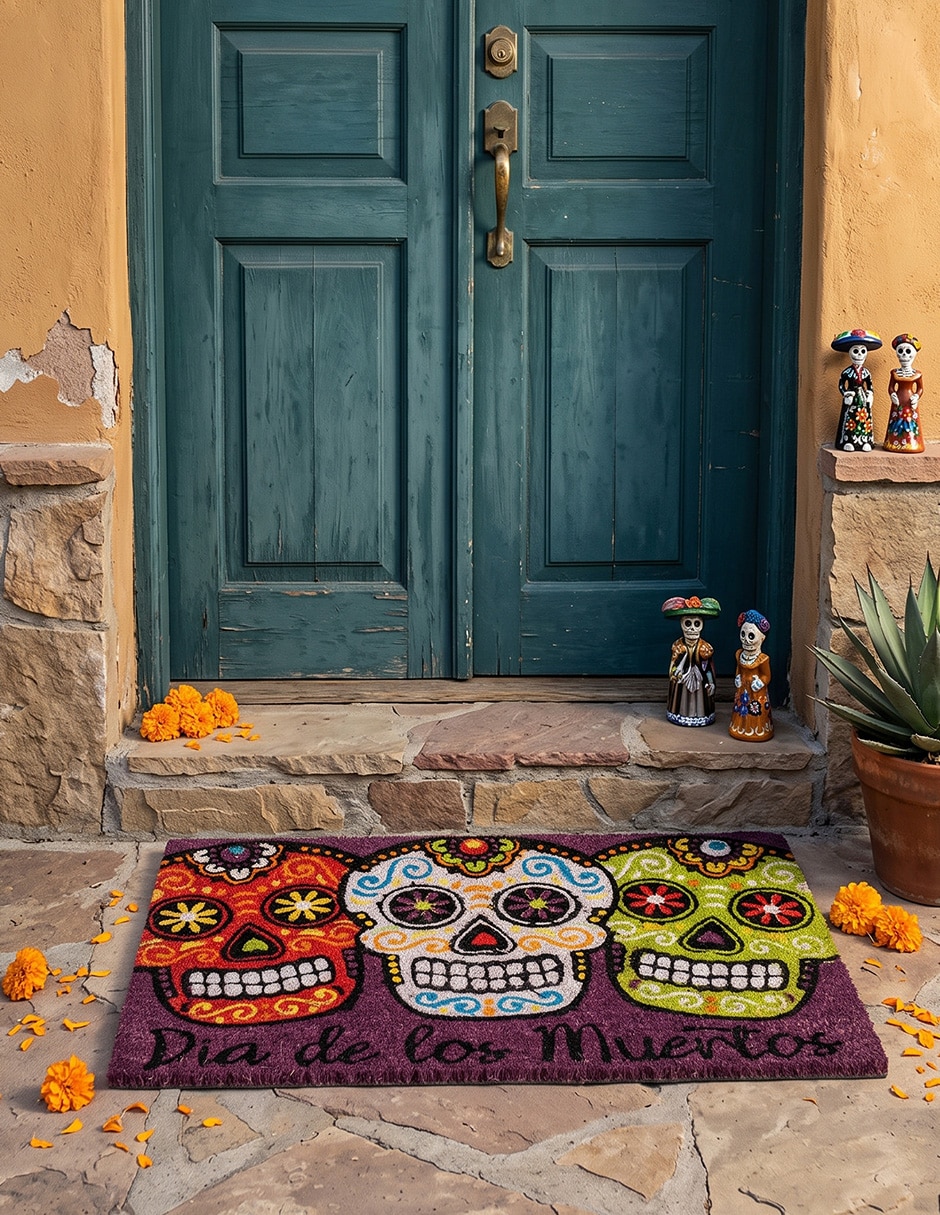 Tapete de entrada día de los muertos 5