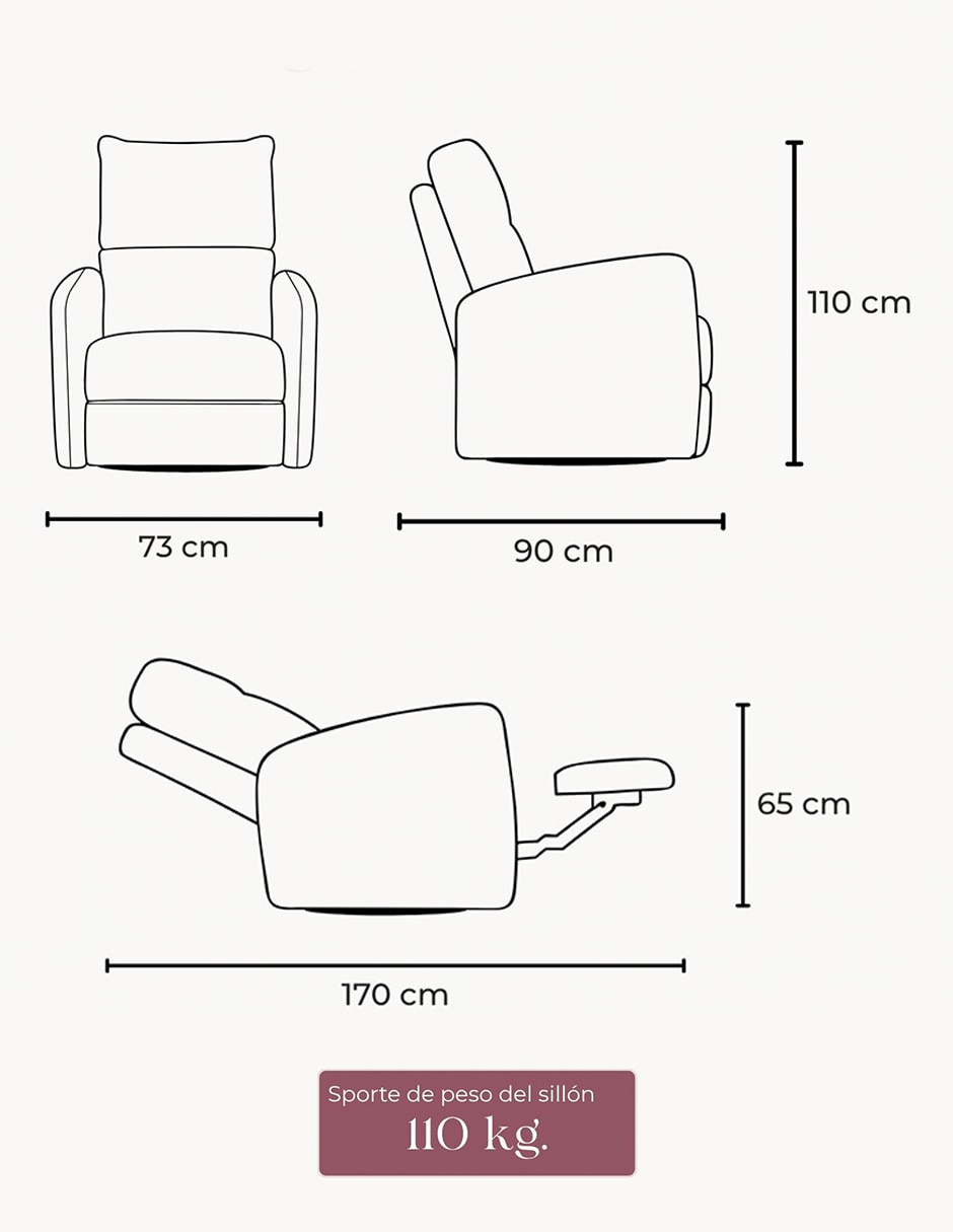 Mecedora eléctrico madera 7