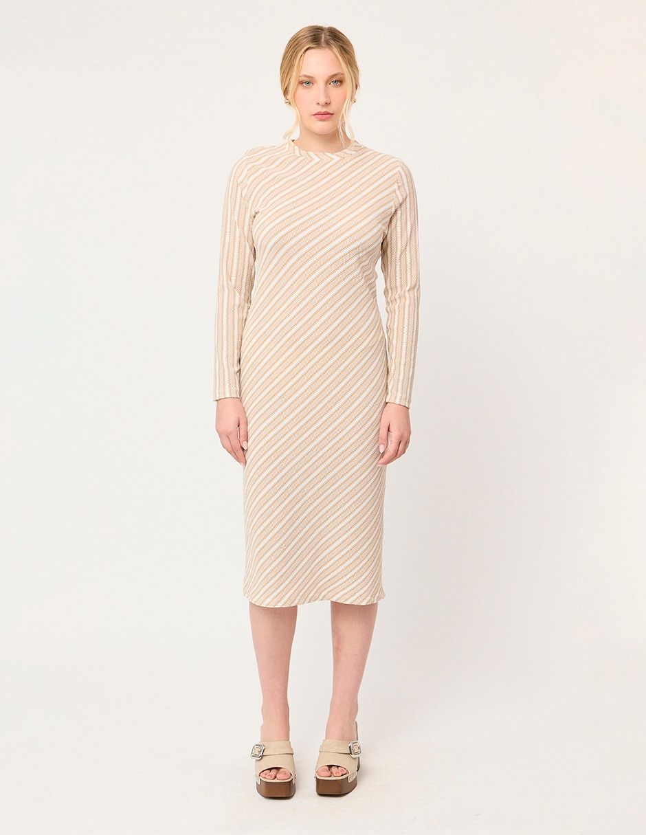 Vestido midi casual canary para mujer 1