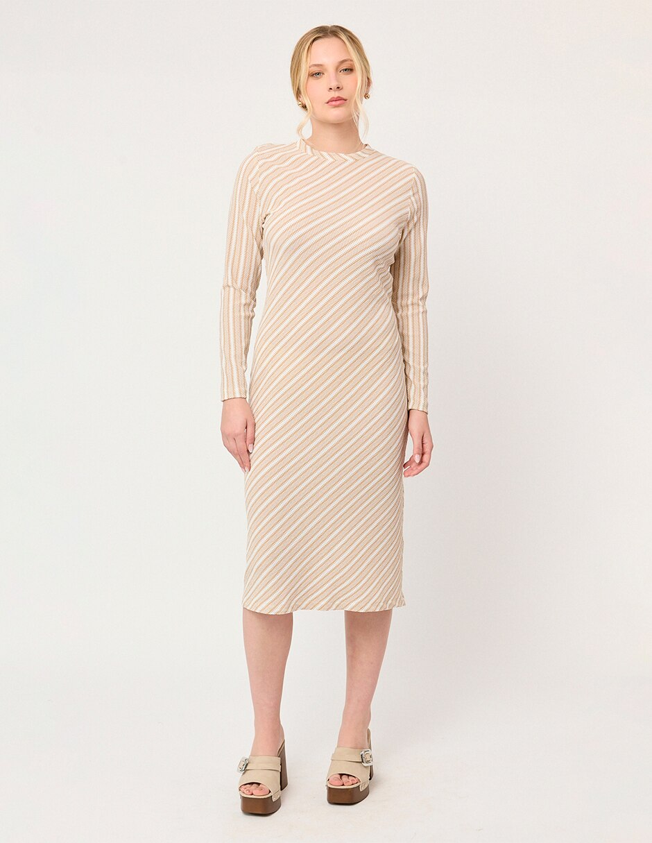 Vestido midi casual canary para mujer 5