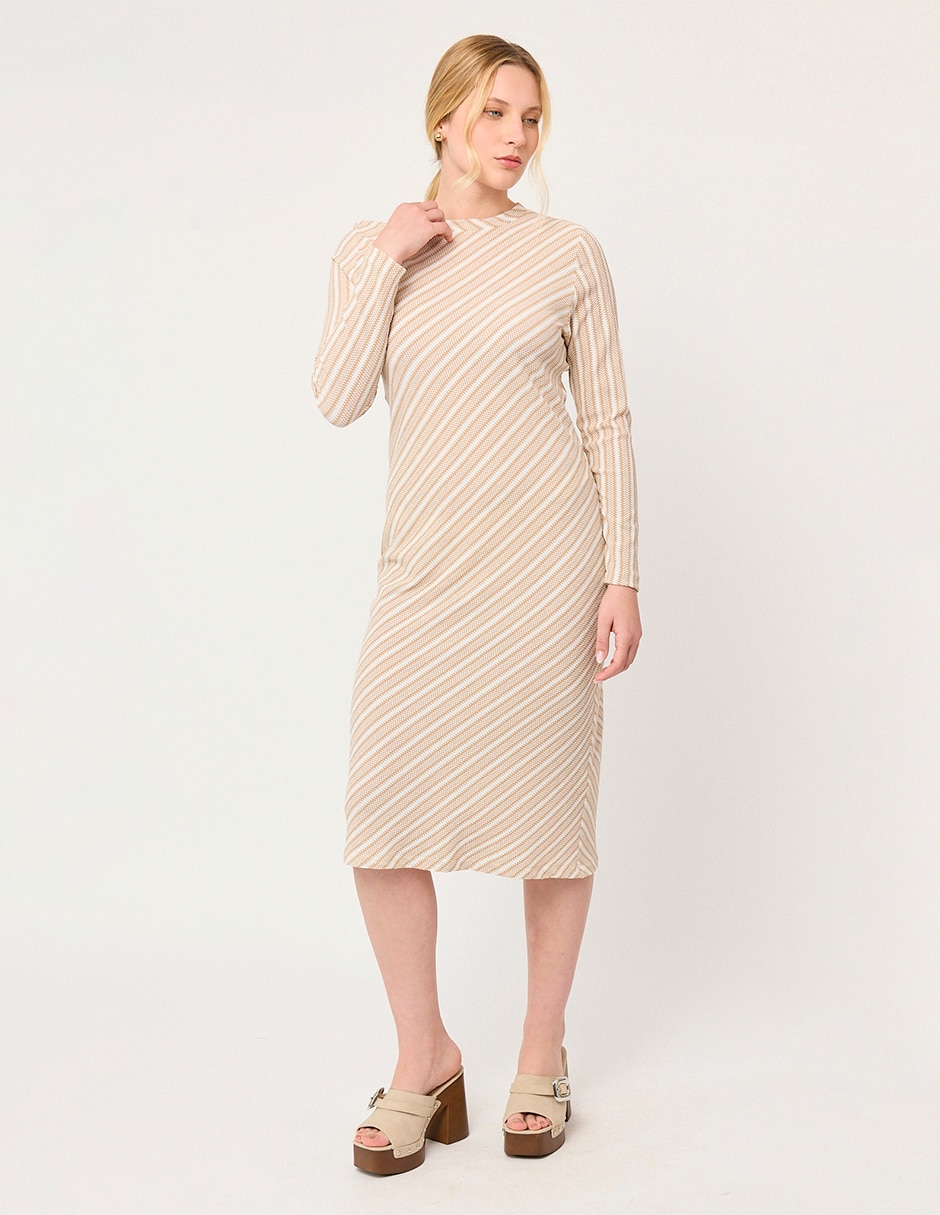 Vestido midi casual canary para mujer 4