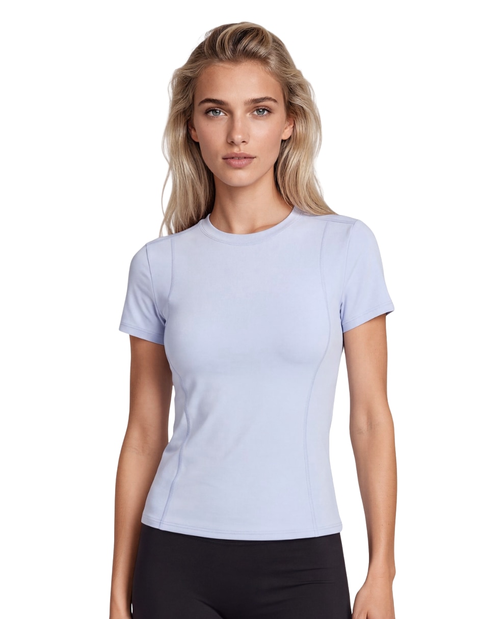 Playera deportiva para entrenamiento activewear de mujer