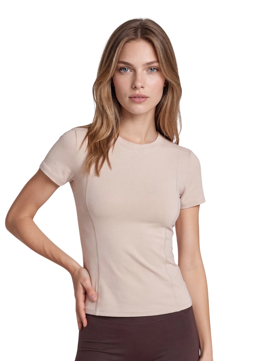 Playera deportiva para entrenamiento activewear de mujer 3