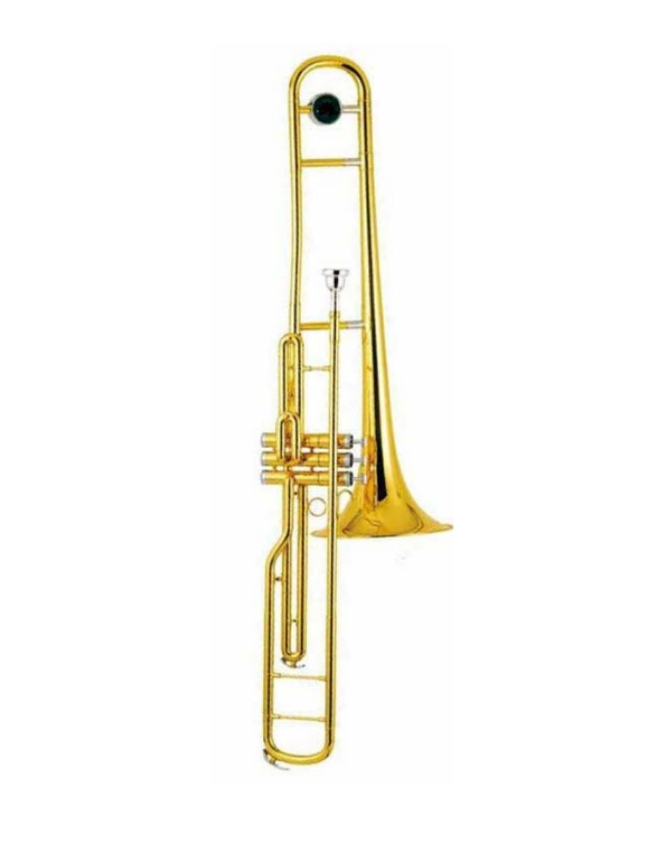 Trombón de pistones de metal 4