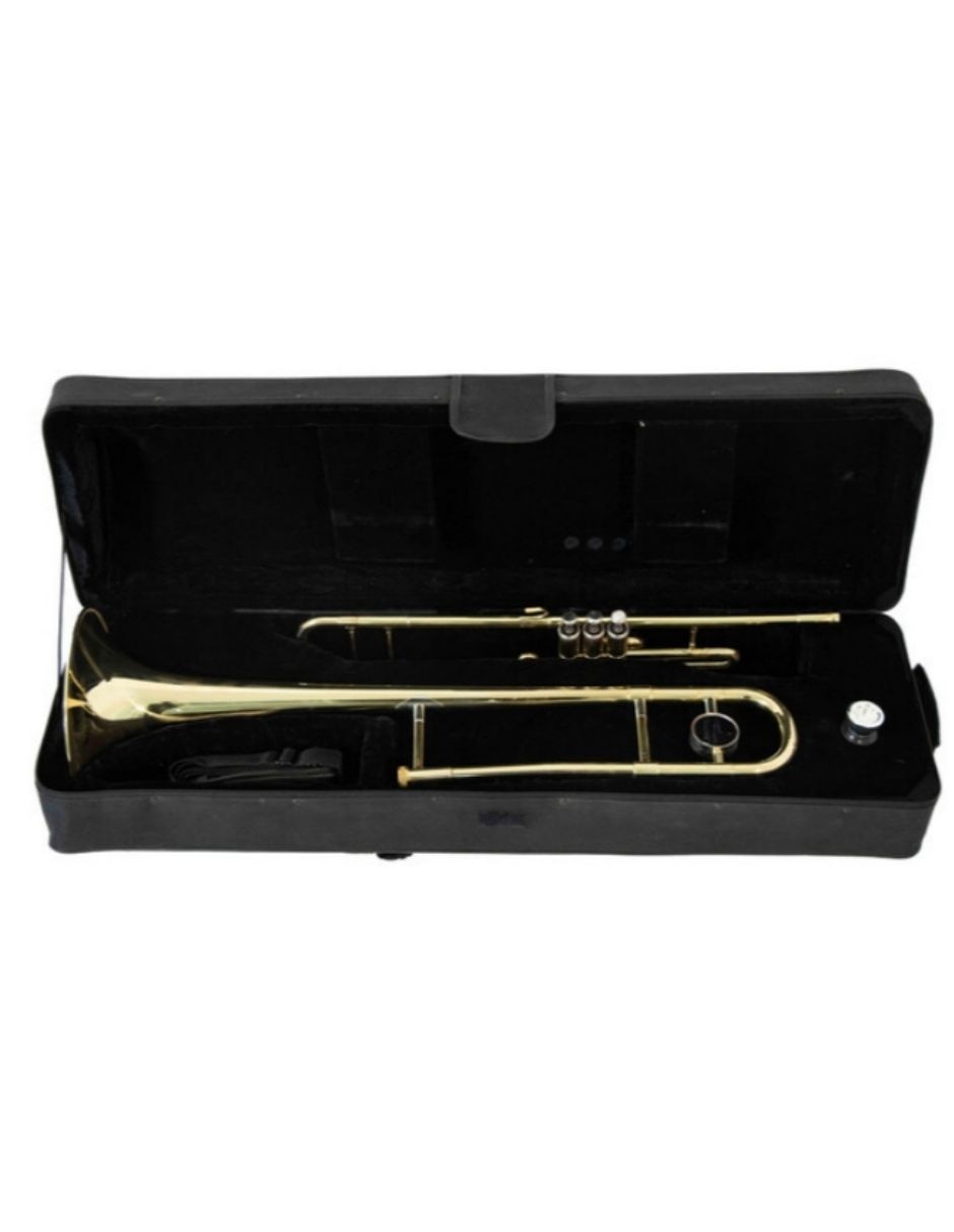 Trombón de pistones de metal 3