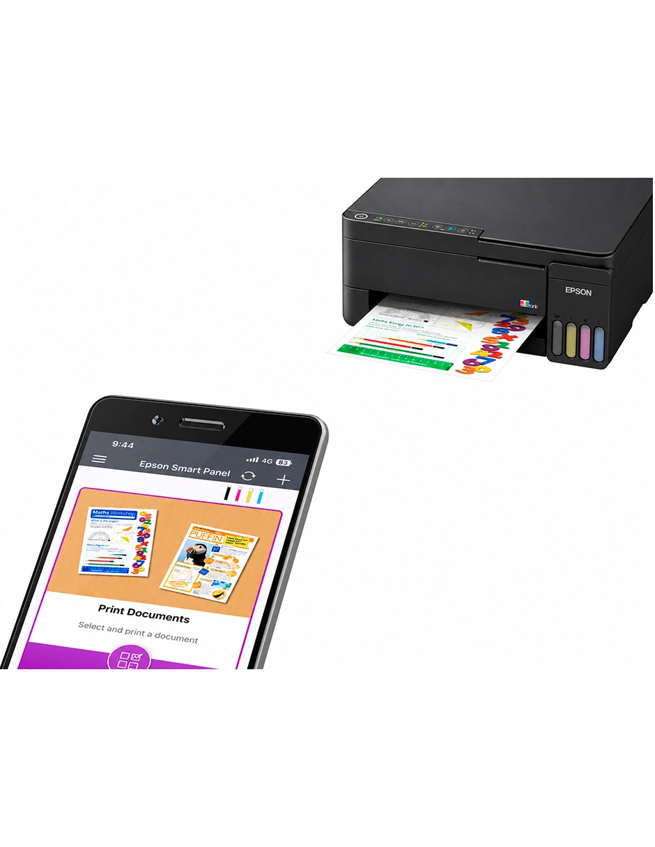 Impresora multifuncional EcoTank L3350 de inyección de tinta Inalámbrica a color 4
