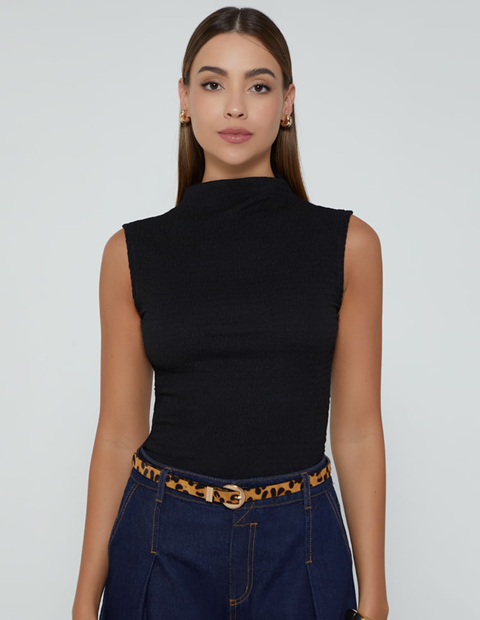 Blusa sin manga para mujer
