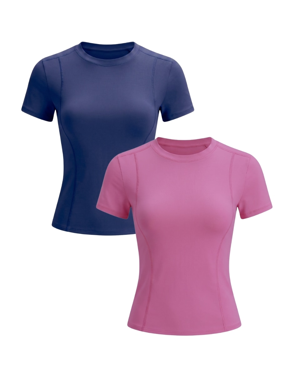 Playera deportiva para entrenamiento activewear de mujer Playera deportiva para entrenamiento activewear de mujer