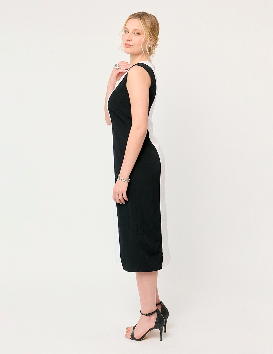 Vestido midi formal londres para mujer 3