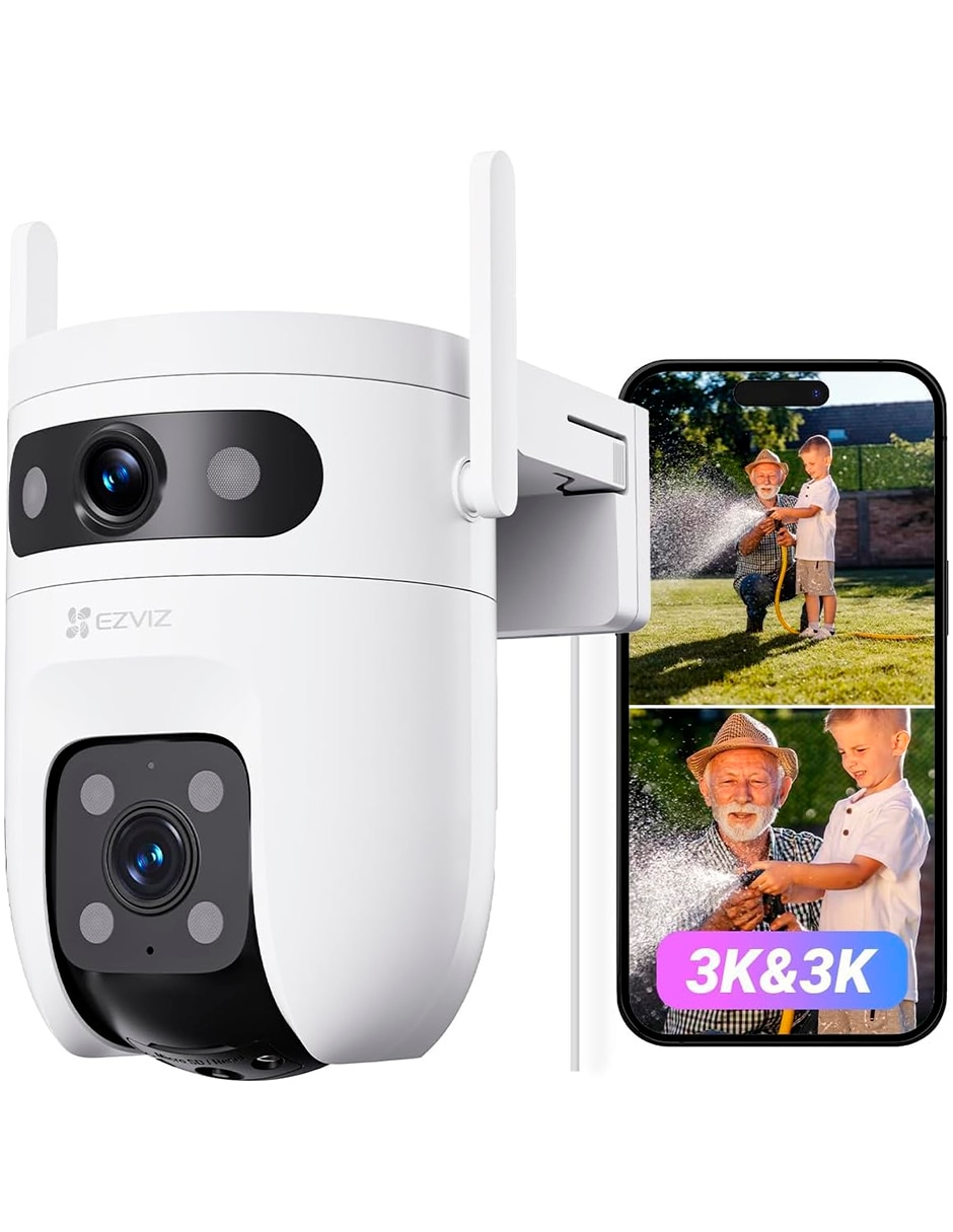 Cámara individual de seguridad modelo CS-C9C 5MP inalámbrica 3K 360° con visión nocturna para exterior 6